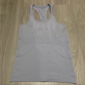 Lululemon Athletica Light Gray Tank Top